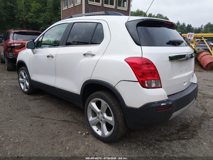 Vin: kl7cjtsb4fb067530, lot: 46246991, chevrolet trax ltz 20153