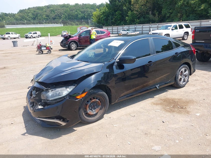 Vin: 2hgfc2f67kh605464, lot: 46246998, honda civic lx 20192