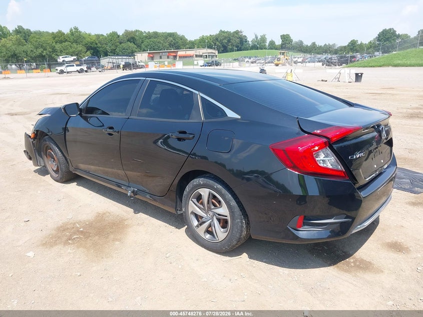Vin: 2hgfc2f67kh605464, lot: 46246998, honda civic lx 20193