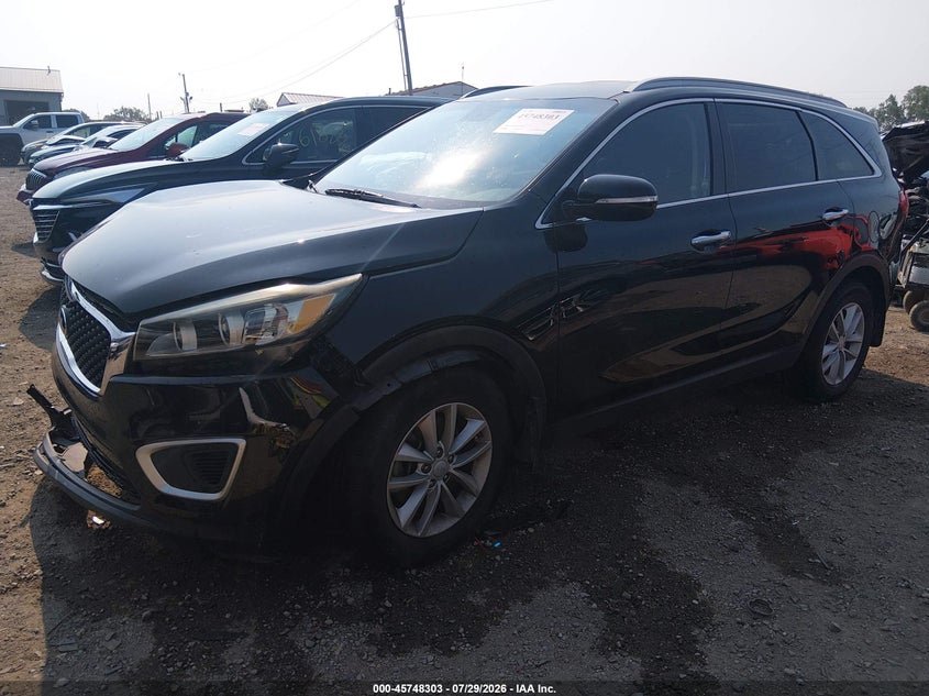 Vin: 5xypg4a37hg263229, lot: 46247025, kia sorento 2.4l lx 20172