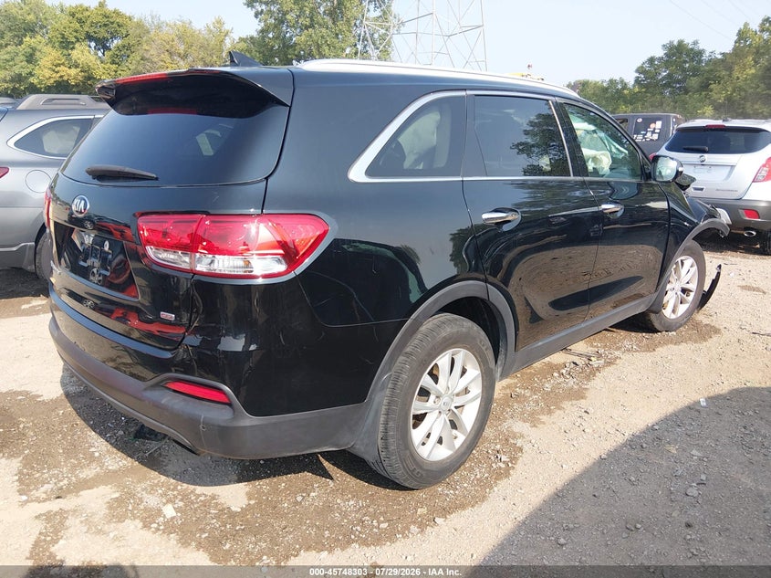 Vin: 5xypg4a37hg263229, lot: 46247025, kia sorento 2.4l lx 20174