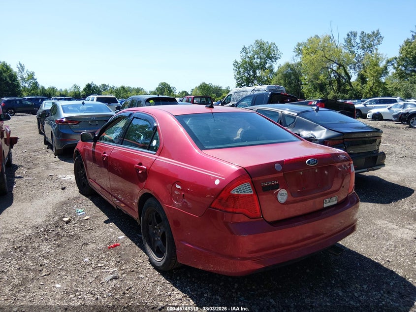 Vin: 3fahp0haxar348472, lot: 46247032, ford fusion se 20103
