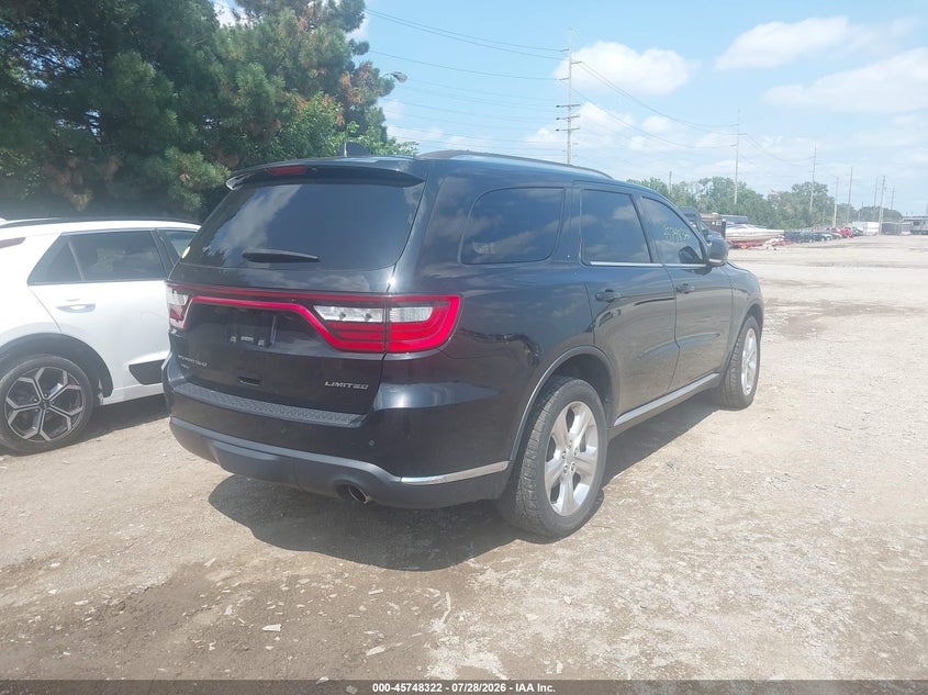 Vin: 1c4rdjdg0ec477509, lot: 46247044, dodge durango limited 20144