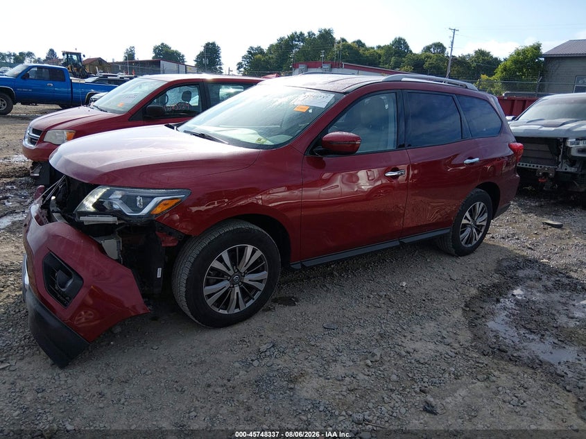 Vin: 5n1dr2mm2jc647897, lot: 46247059, nissan pathfinder sv 20182