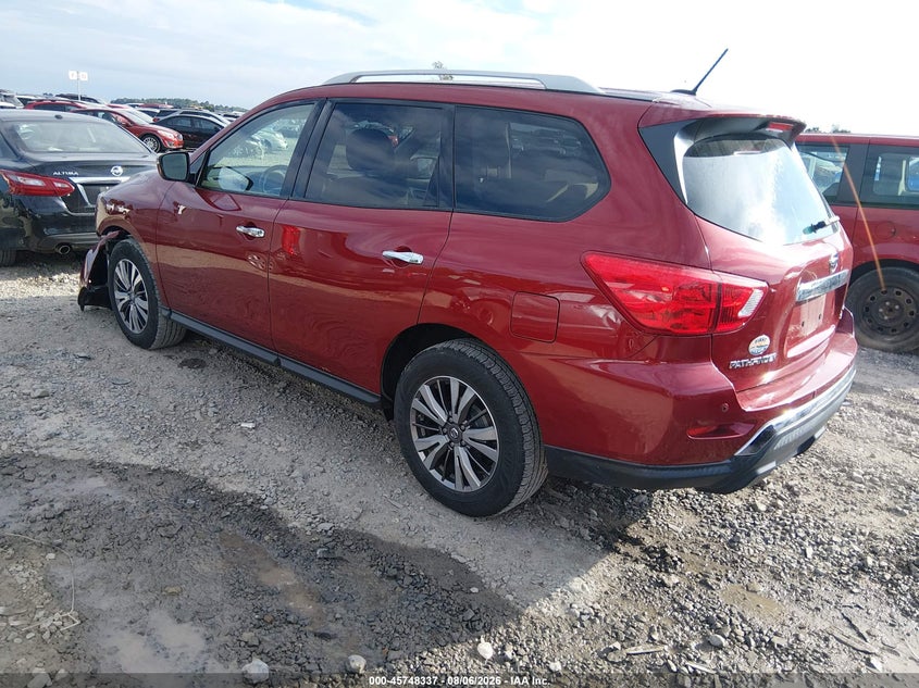 Vin: 5n1dr2mm2jc647897, lot: 46247059, nissan pathfinder sv 20183