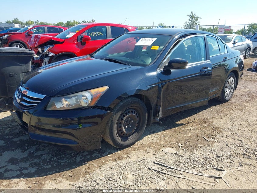 Vin: 1hgcp2f34ca216729, lot: 46247077, honda accord sdn lx 20122