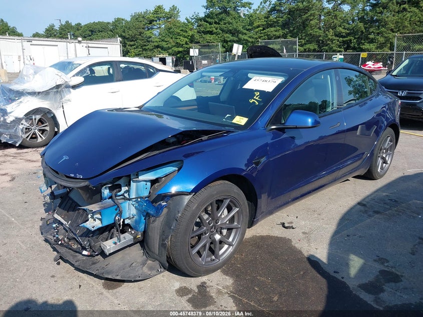 Vin: 5yj3e1eb3pf677392, lot: 46247101, tesla model 3 long range dual motor all-wheel drive 20232