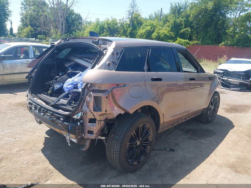 Vin: salzl2fx5rh250100, lot: 46247108, land rover range rover evoque dynamic se 20244