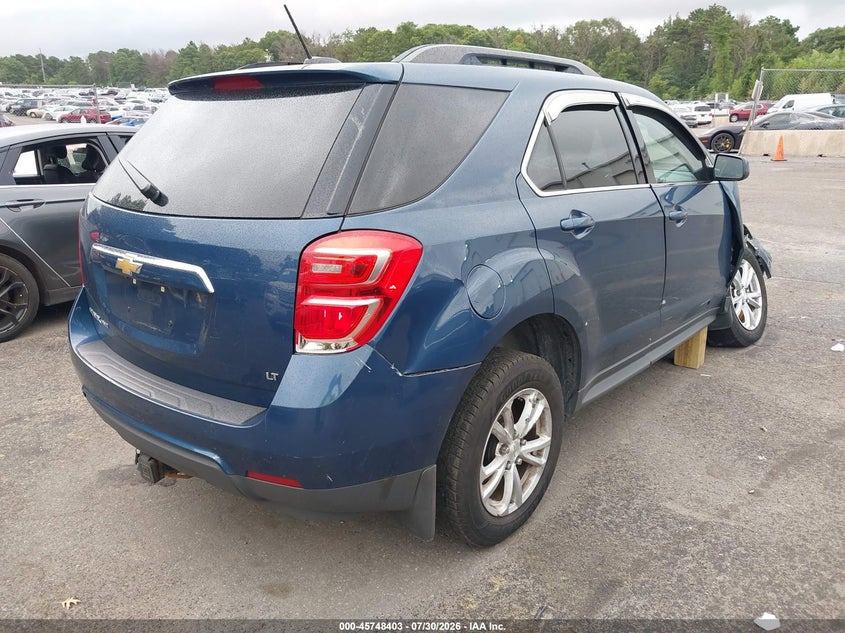 Vin: 2gnflfek2h6250428, lot: 46247125, chevrolet equinox lt 20174