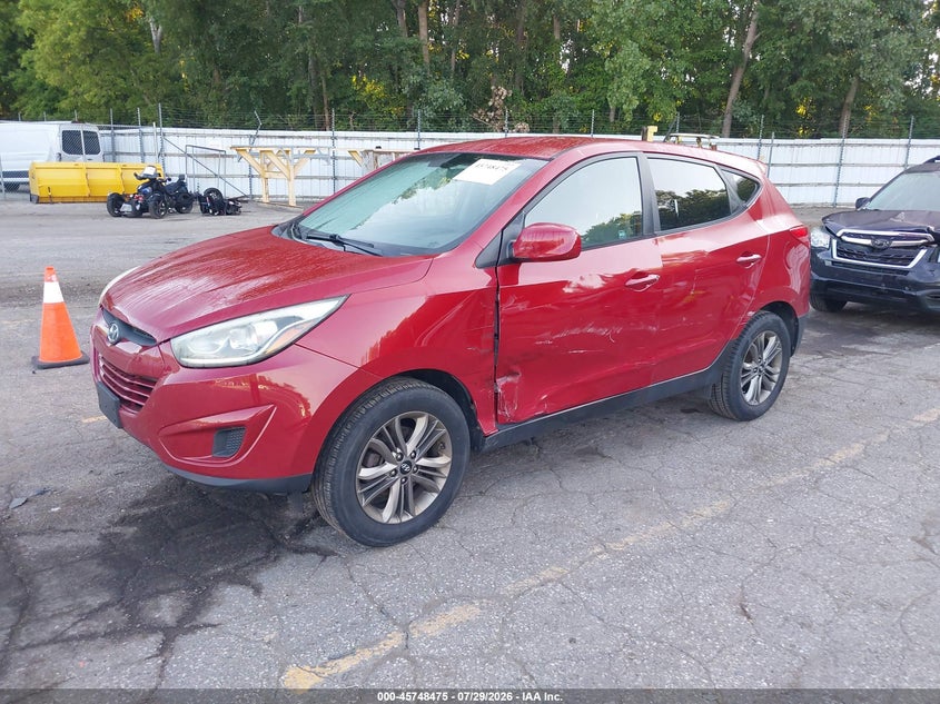 Vin: km8jt3af1eu829901, lot: 46247197, hyundai tucson gls 20142