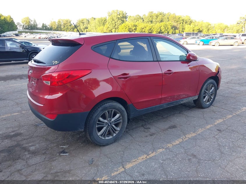 Vin: km8jt3af1eu829901, lot: 46247197, hyundai tucson gls 20144