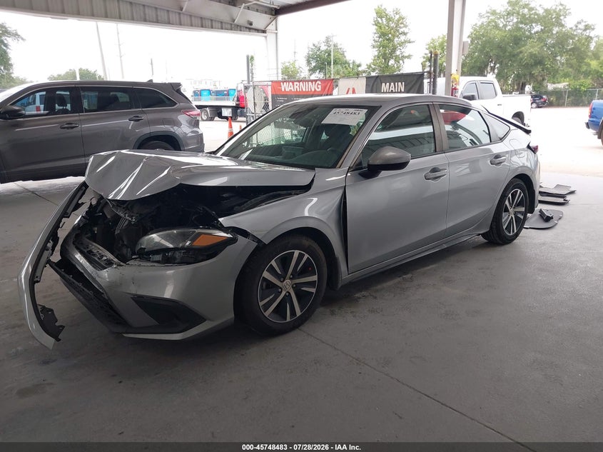 Vin: 19xfl2h52re016010, lot: 46247205, honda civic lx 20242