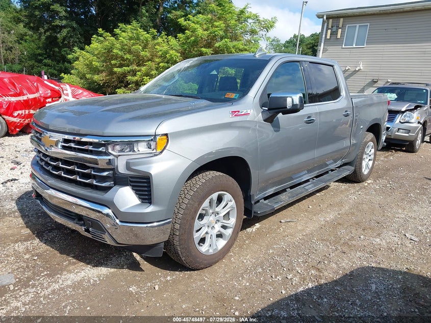 Vin: 1gcukge84sz330256, lot: 46247219, chevrolet silverado 1500 4wd  short bed ltz 20252