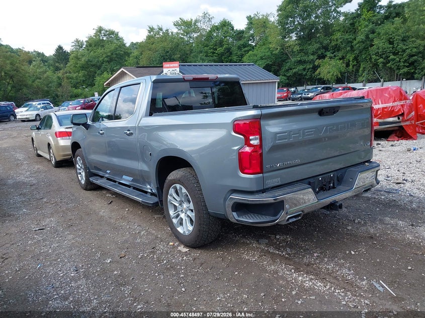 Vin: 1gcukge84sz330256, lot: 46247219, chevrolet silverado 1500 4wd  short bed ltz 20253