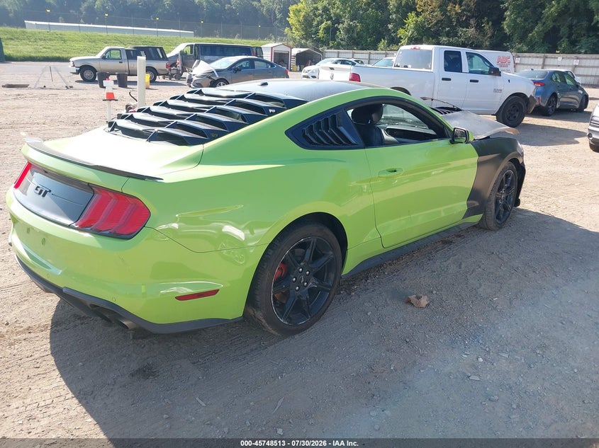 Vin: 1fa6p8cf9l5122907, lot: 46247235, ford mustang gt premium fastback 20204