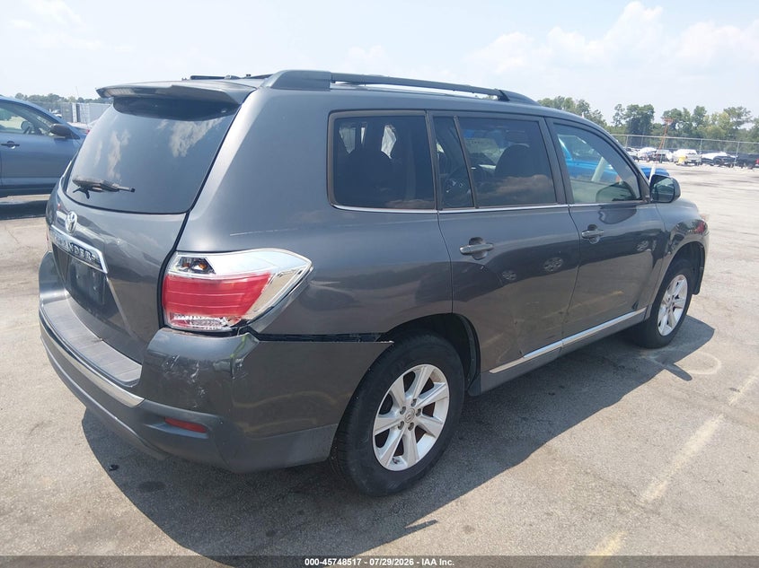 Vin: 5tdzk3eh3ds140726, lot: 46247240, toyota highlander se v6 20134