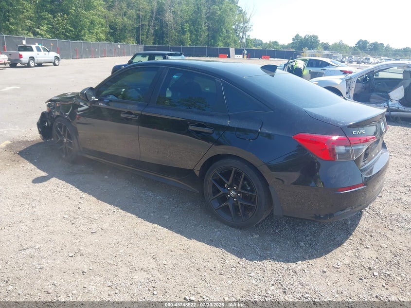 Vin: 2hgfe2f51nh575836, lot: 46247244, honda civic sport 20223