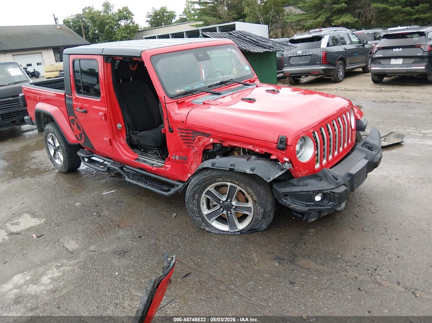 Vin: 1c6hjtfg1ll145743, lot: 46247254, jeep gladiator overland 4x4 2020 img_1