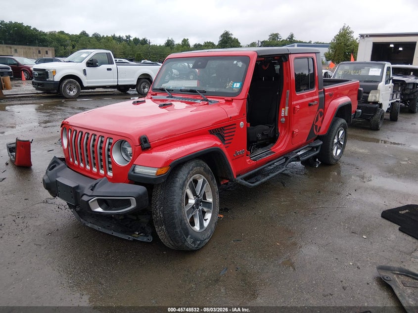Vin: 1c6hjtfg1ll145743, lot: 46247254, jeep gladiator overland 4x4 20202