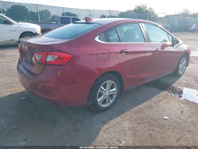 Vin: 1g1be5smxj7129646, lot: 46247285, chevrolet cruze lt auto 20184