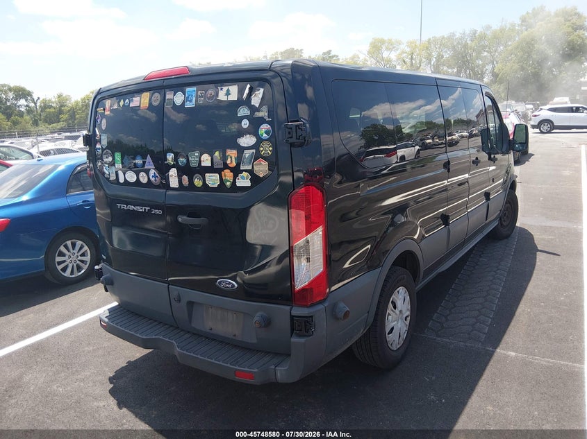 Vin: 1fbzx2zm1jka52204, lot: 46247302, ford transit-350 xlt 20184