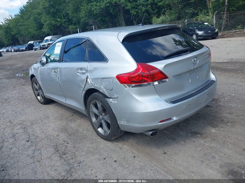 Vin: 4t3bk3bb5eu102741, lot: 46247420, toyota venza le v6 20143