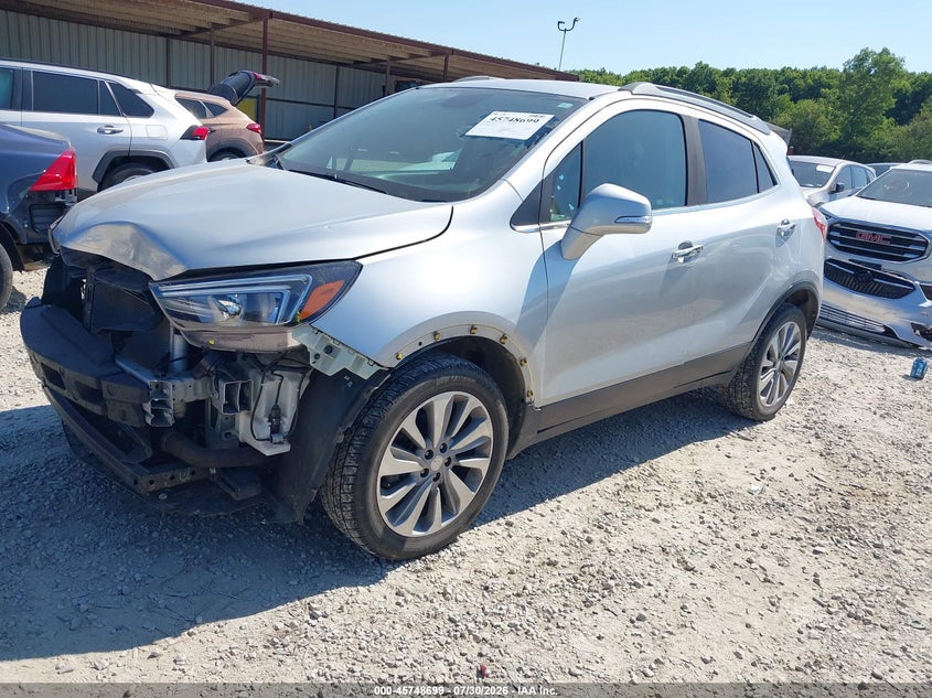 Vin: kl4cjesbxjb584610, lot: 46247421, buick encore preferred 20182