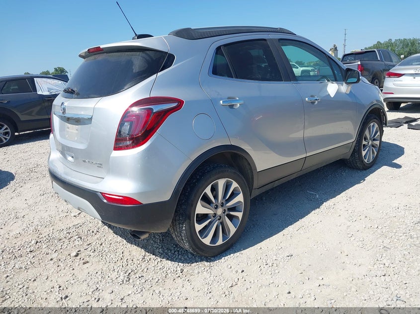 Vin: kl4cjesbxjb584610, lot: 46247421, buick encore preferred 20184