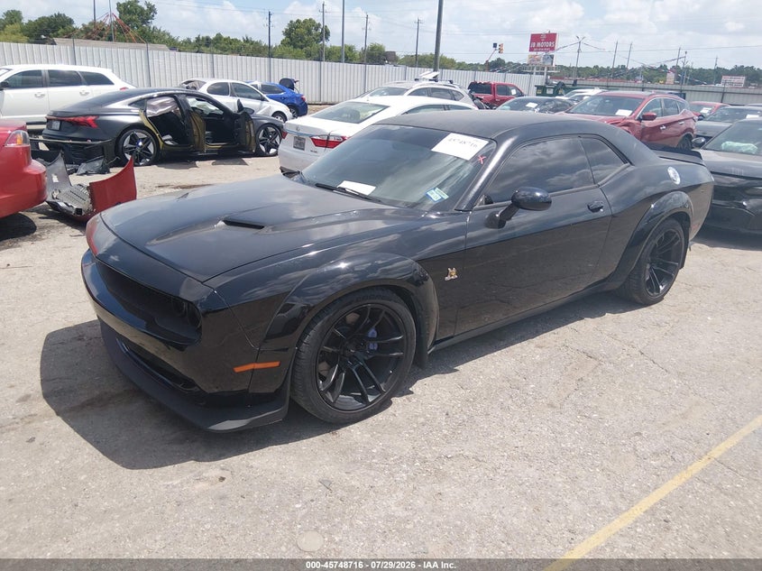 Vin: 2c3cdzfj5jh204834, lot: 46247438, dodge challenger r/t scat pack 20182