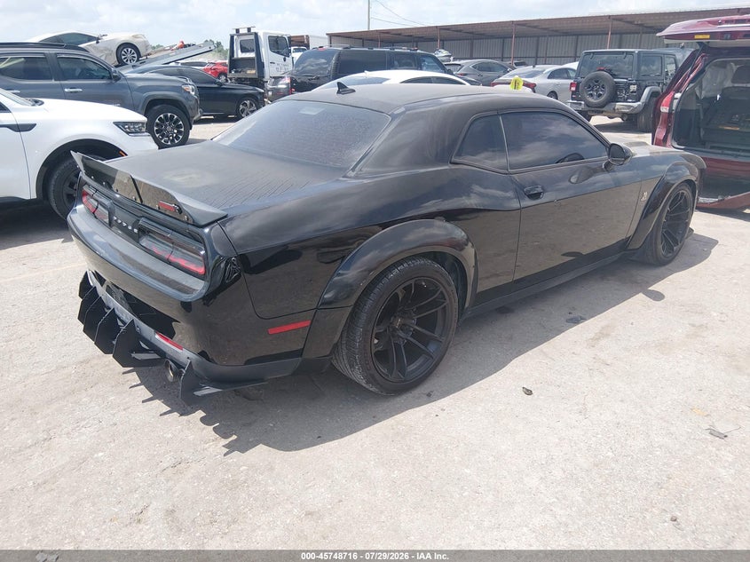 Vin: 2c3cdzfj5jh204834, lot: 46247438, dodge challenger r/t scat pack 20184
