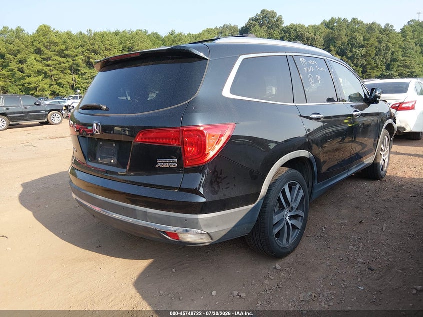 Vin: 5fnyf6h91gb101826, lot: 46247444, honda pilot touring 20164
