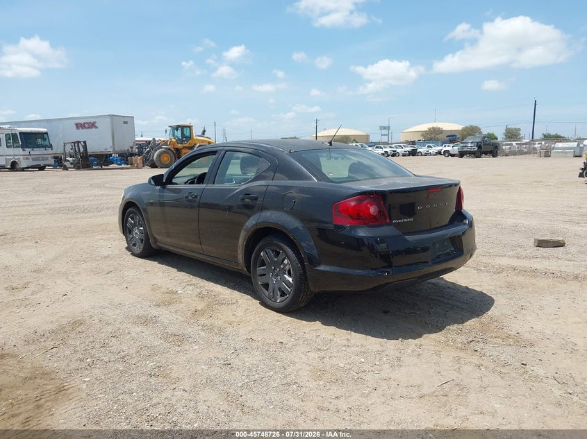 Vin: 1c3cdzab6en215578, lot: 46247448, dodge avenger se 20143