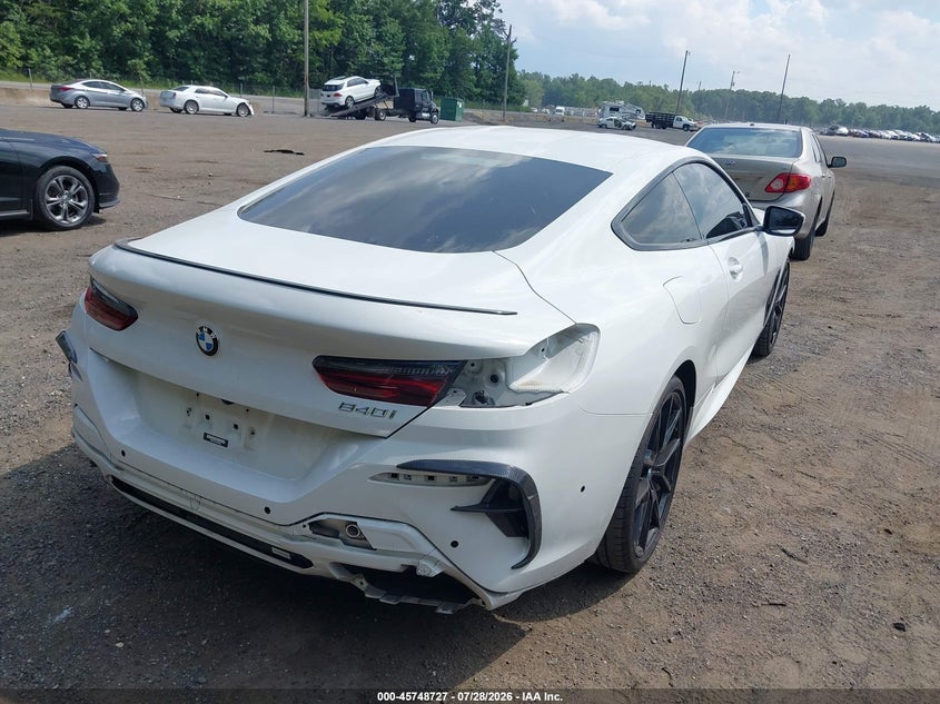 Vin: wbaae2c06pcm89684, lot: 46247449, bmw 840 i 20234