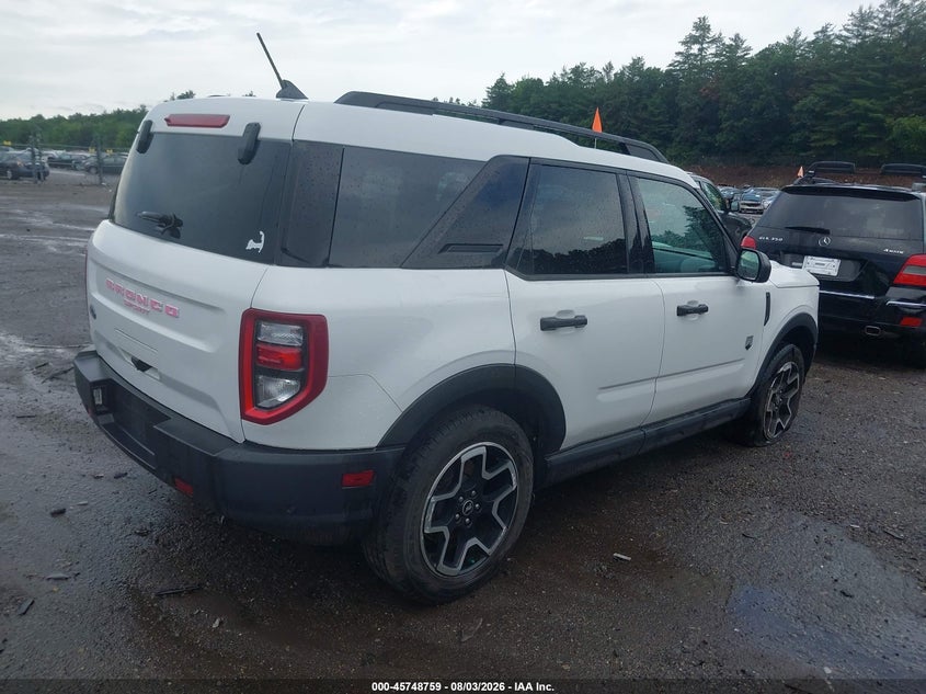 Vin: 3fmcr9b69mra52866, lot: 46247480, ford bronco sport big bend 20214