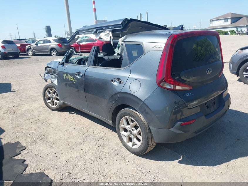 Vin: kndj23au2m7751986, lot: 46247487, kia soul s 20213