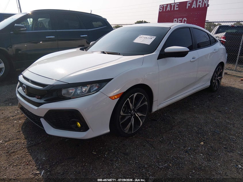 Vin: 2hgfc1e55kh705775, lot: 46247493, honda civic si 20192