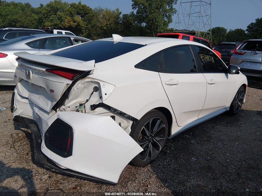 Vin: 2hgfc1e55kh705775, lot: 46247493, honda civic si 20194