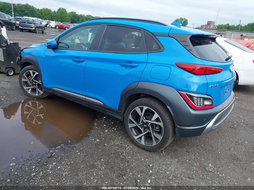 Vin: km8k5ca30nu861713, lot: 46247496, hyundai kona limited 20223
