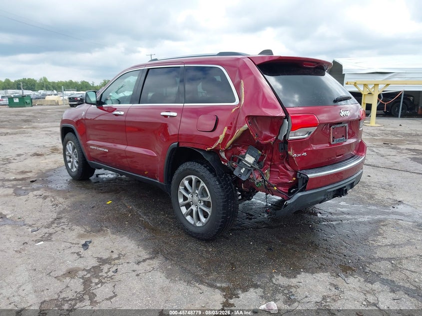 Vin: 1c4rjfbg1fc226539, lot: 46247501, jeep grand cherokee limited 20153
