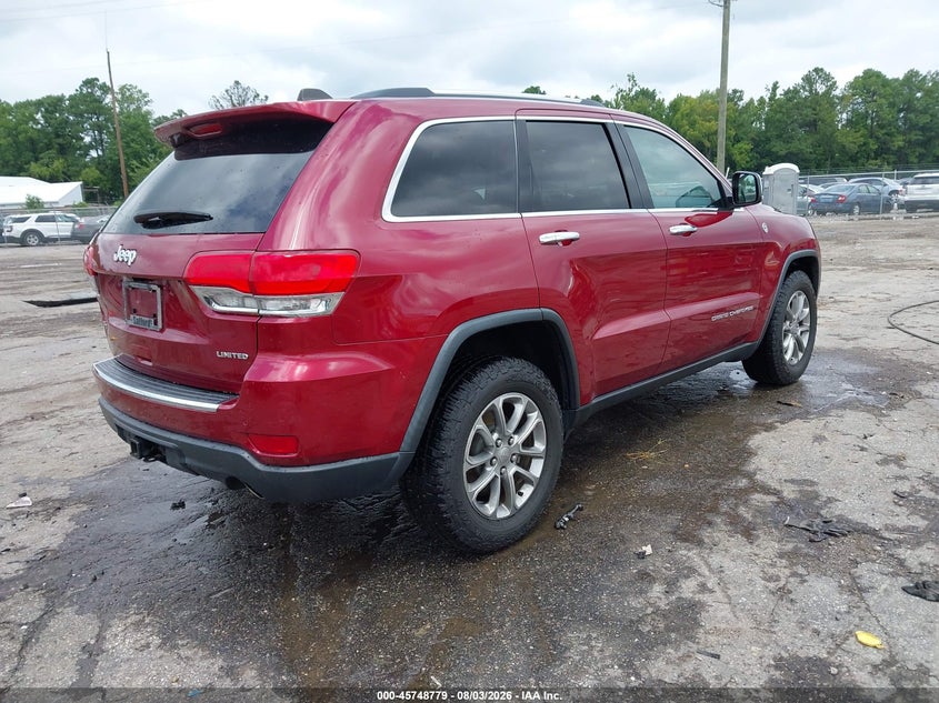 Vin: 1c4rjfbg1fc226539, lot: 46247501, jeep grand cherokee limited 20154