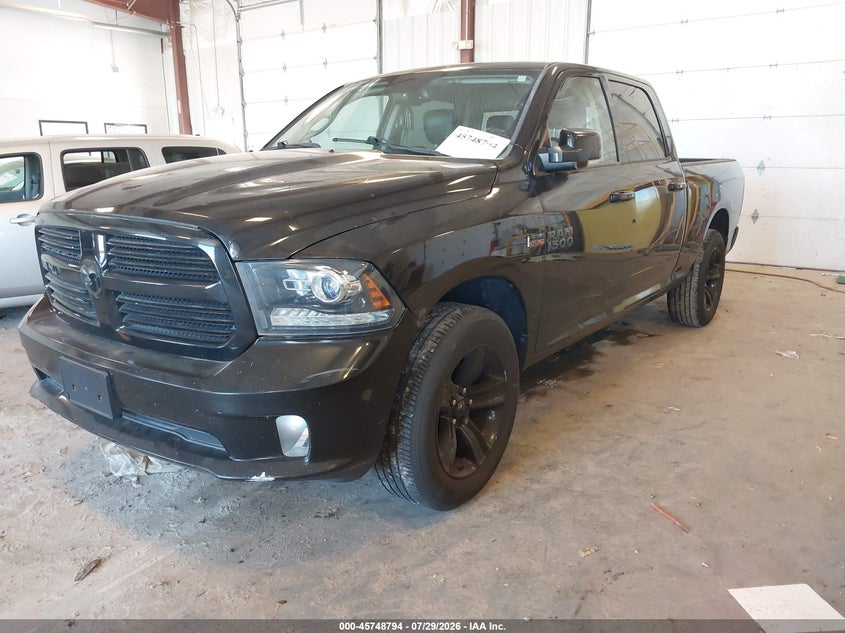 Vin: 1c6rr7ut9gs154626, lot: 46247516, ram 1500 sport 20162