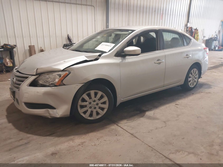 Vin: 3n1ab7ap0ey237588, lot: 46247533, nissan sentra fe+ s/fe+ sv/s/sl/sr/sv 20142