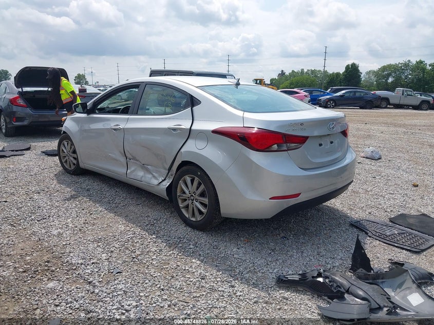 Vin: 5npdh4ae9gh787944, lot: 46247548, hyundai elantra se 20163