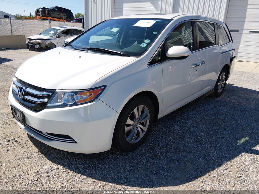 Vin: 5fnrl5h63fb102102, lot: 46247549, honda odyssey ex-l 20152