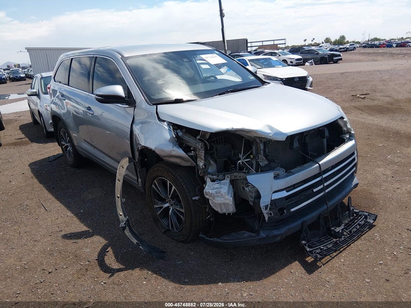 Vin: 5tdbzrfh6js821523, lot: 46247604, toyota highlander le 2018 img_1