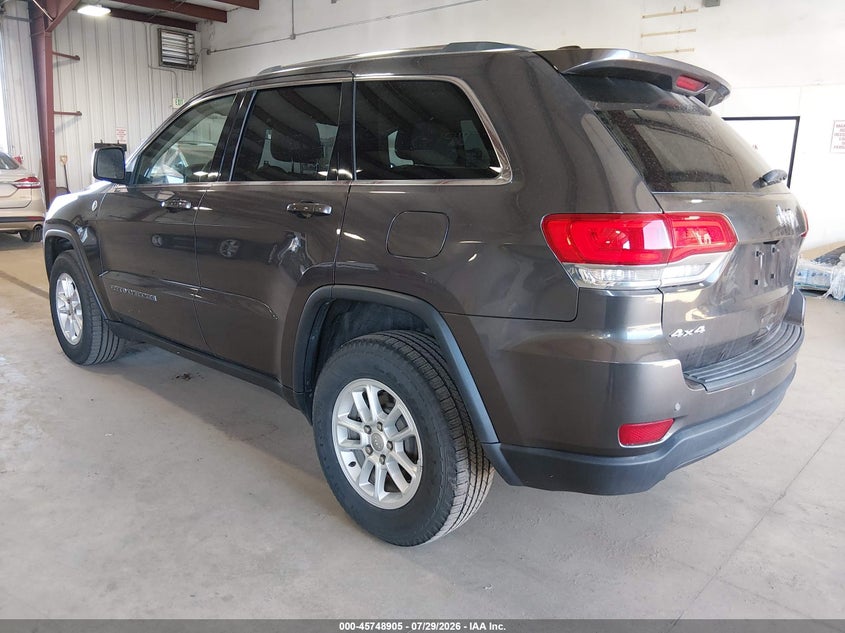 Vin: 1c4rjfag4kc739456, lot: 46247627, jeep grand cherokee laredo e 4x4 20193