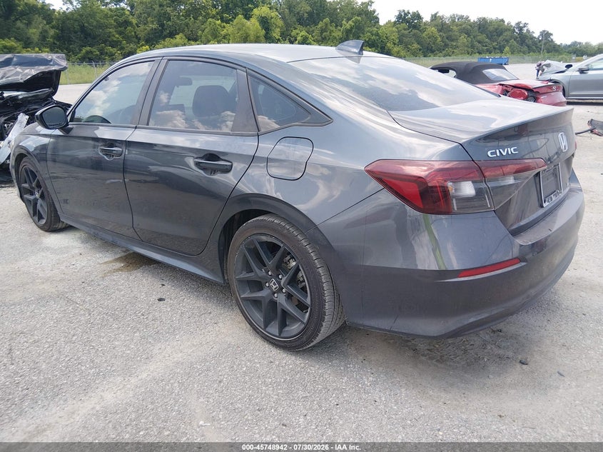 Vin: 2hgfe2f53sh504911, lot: 46247664, honda civic sport 20253