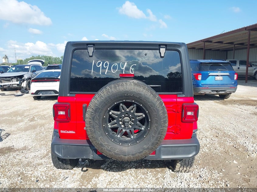 JEEP WRANGLER UNLIMITED 2018 VIN 1C4HJXEN2JW199046