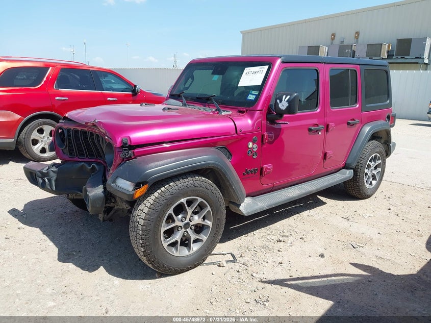 Vin: 1c4pjxdg6rw326228, lot: 46247694, jeep wrangler 4-door sport s 4x4 20242