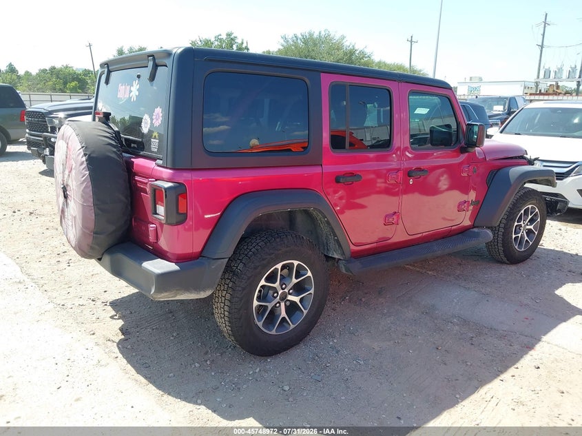 Vin: 1c4pjxdg6rw326228, lot: 46247694, jeep wrangler 4-door sport s 4x4 20244
